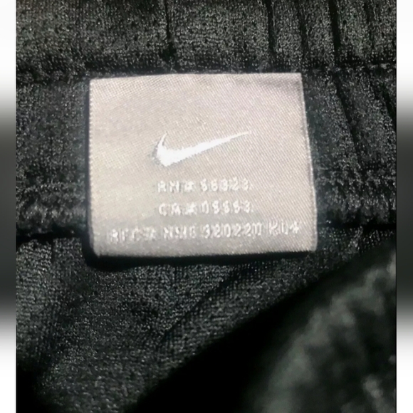 Nike Retro Y2K Large Track Pants Black Red Stripe Mesh Sweatpants - Picture 7 of 9